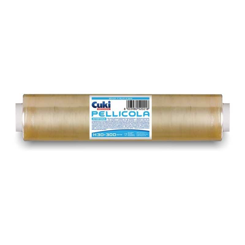 Pellicola alimenti Cuki h 30 cm x 300 m ricambio box taglierina | Crovegli