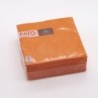 Tovagliolo goffrato punta a punta Matis 2 veli 38x38 cm arancione | Crovegli