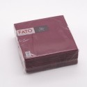 Tovagliolo goffrato punta a punta Matis 2 veli 38x38 cm bordeaux | 40 pezzi