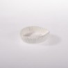 Pirottini rotondi N10 carta antiaderente bianchi decorati Ø80 H20 mm | Crovegli