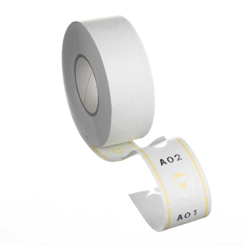 Rotolo ticket eliminacode giallo 2000 numeri dispenser | Crovegli