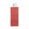 Busta portaposate gialla bordeaux 38x38 | Crovegli