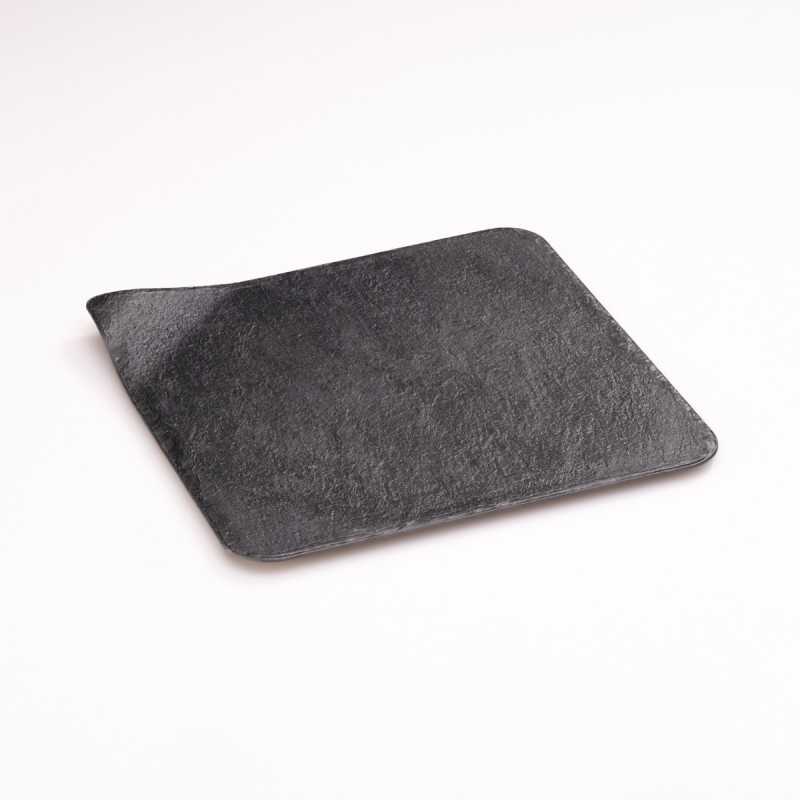 Vassoio Stone PS antracite quadrato 24x24 cm | Crovegli