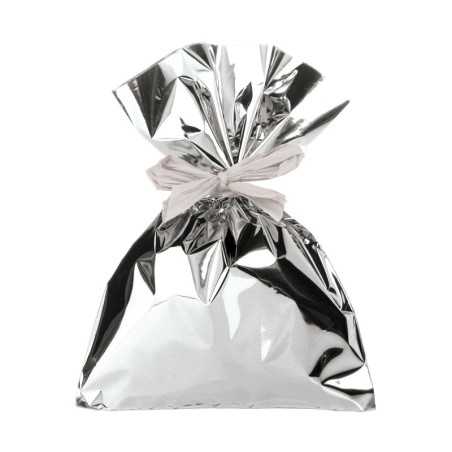 Busta regalo PPL smerlata argento 18x50 cm | Crovegli