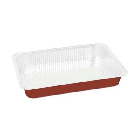 Contenitore alluminio 149 laccato rame 6 porzioni | Crovegli