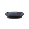 Vaschetta PP nera Marmipack 500cc 14x22 cm microonde coperchio | Crovegli