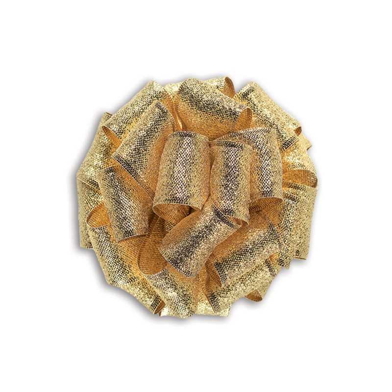 Nastro tessuto tirante 25 mm x 20 m oro | Crovegli