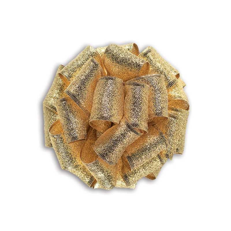 Nastro tessuto tirante 40 mm x 20 m oro | Crovegli