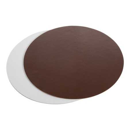 Disco sottotorta marrone perla liscio Ø 26 cm pasticceria gelateria | Crovegli