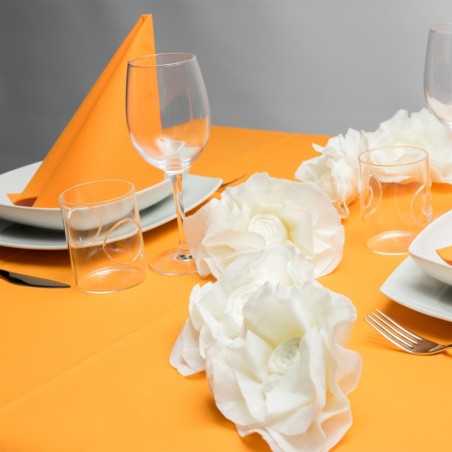 Tovagliolo Airlaid 1 velo 40x40 cm arancione bar ristorazione | Crovegli
