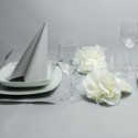 Tovagliolo Airlaid 1 velo 40x40 cm grigio | 50 pezzi