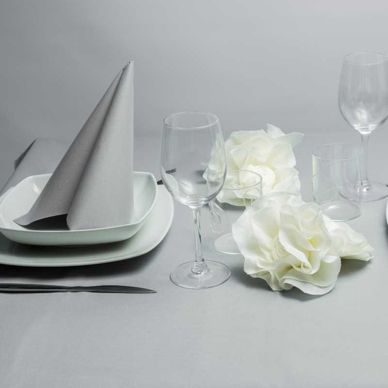 Tovagliolo Airlaid 1 velo 40x40 cm grigio bar ristorazione | Crovegli