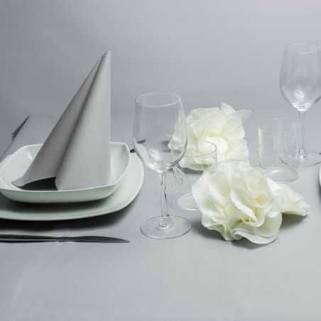 Tovagliolo Airlaid 1 velo 40x40 cm grigio bar ristorazione | Crovegli