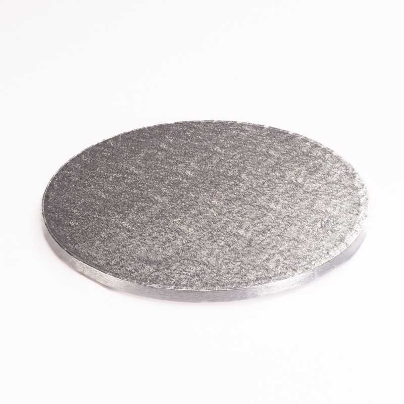 Piatto sottotorta rotondo cartoncino alluminio Ø 30 cm pasticceria | Crovegli
