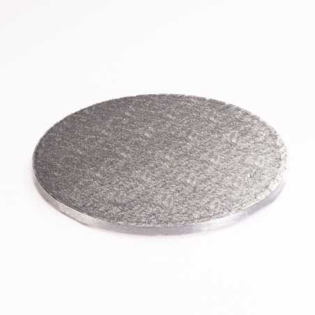 Piatto sottotorta rotondo cartoncino alluminio Ø 30 cm pasticceria | Crovegli