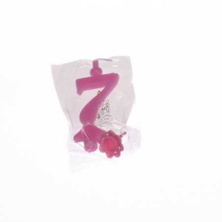 Candela numerale rosa N.7 | Crovegli