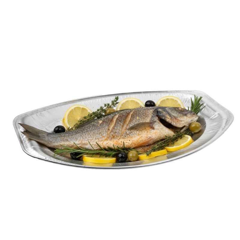 Vassoio ovale alluminio Eko V2 29x43 cm | Crovegli