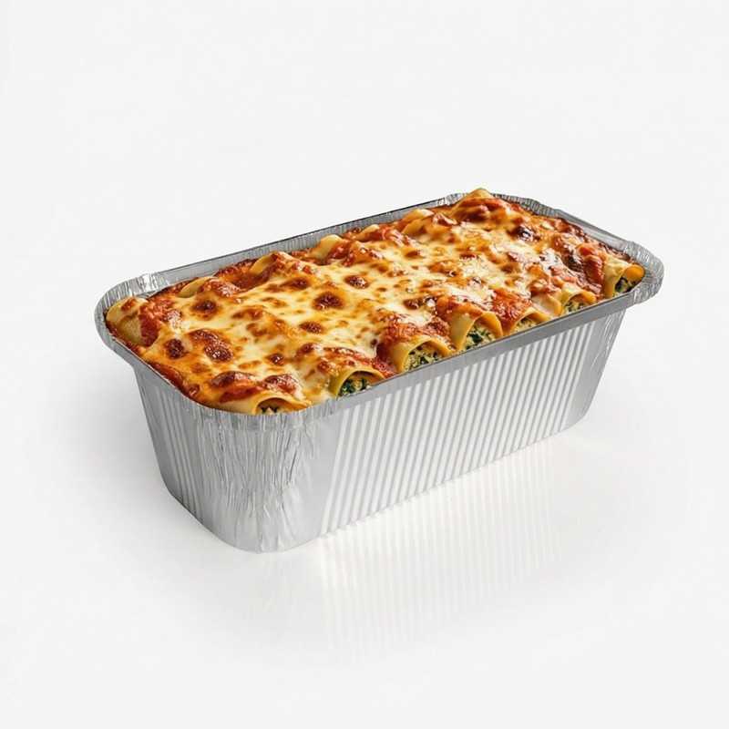 Contenitore alluminio 114 rettangolare 21x11 cm | Crovegli