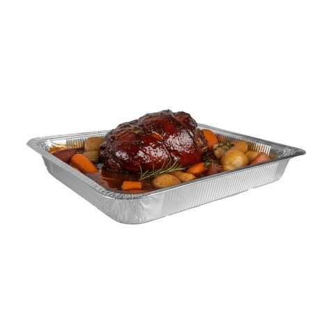 Contenitore alluminio 210 rettangolare 28,5x34,5 cm | Crovegli