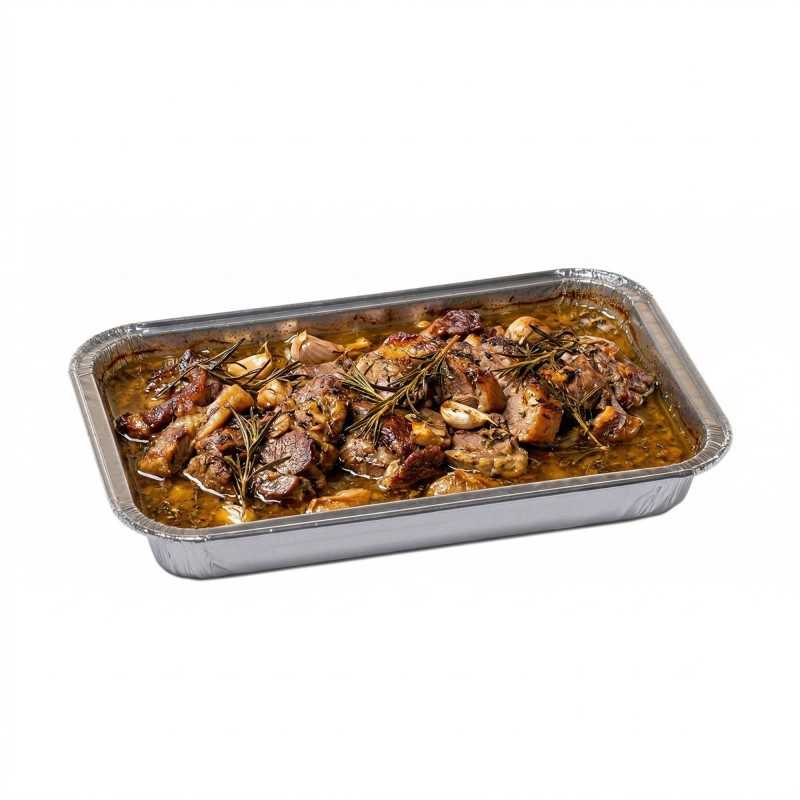 Contenitore alluminio 106 rettangolare 19,4x12,5 cm | Crovegli