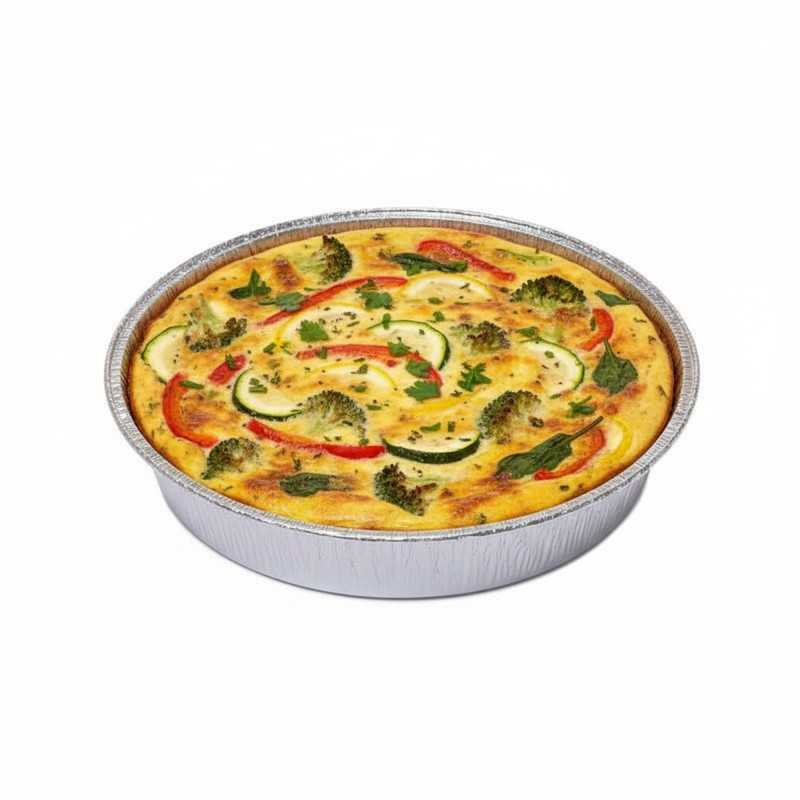 Contenitore alluminio 503 rotondo Ø19,7 cm | Crovegli