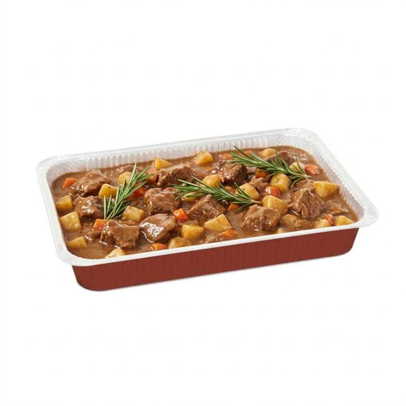 Contenitore alluminio 149 laccato rame 6 porzioni | Crovegli