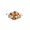 Piattino quadrato trasparente 6,5x6,5 cm finger food buffet | Crovegli