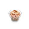 Coppetta Tulipano trasparente 90cc finger food | Crovegli