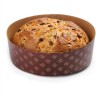 Forma panettone basso carta forno 500 g Ø 15,5 cm H 5,5 cm | Crovegli