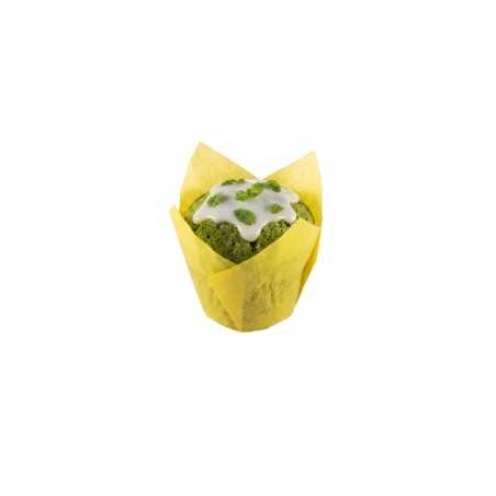 Forma cottura Tulicase gialla Ø 50 mm H 80 mm forno | Crovegli