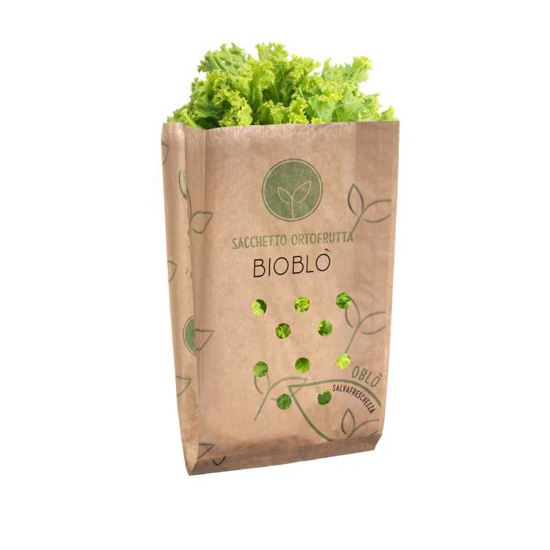 Sacchetto Alios Bioblò trama forata 20+10x36 cm | Crovegli