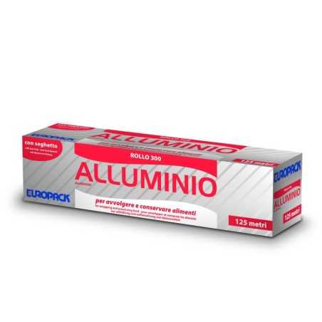 Rotolo alluminio alimentare h 30 cm x 125 m box seghetto | Crovegli
