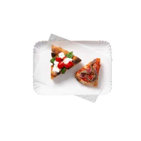 Vassoio cartone perla n.2BIS 13,5x20 cm pasticceria gelateria | Crovegli