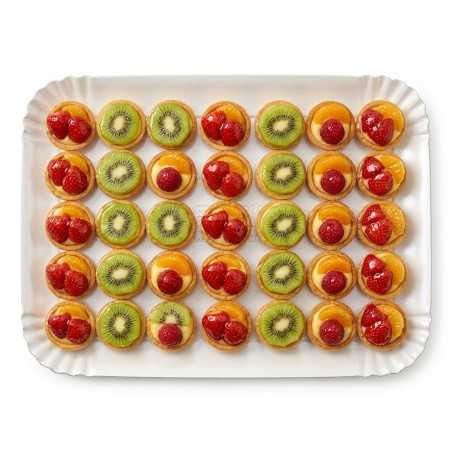Vassoio cartone perla n.10 35,5x51 cm pasticceria gelateria | Crovegli