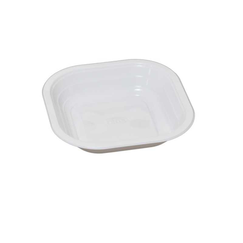 Piatto plastica quadrato P1 36  termosaldabile mensa | Crovegli