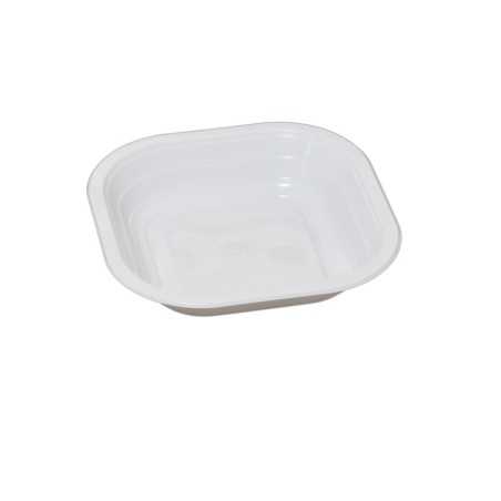 Piatto plastica quadrato P1 36  termosaldabile mensa | Crovegli