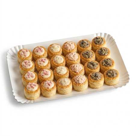 Vassoio cartone n.7 25,5x33 cm con pizzi o coprivassoio pasticceria | Crovegli