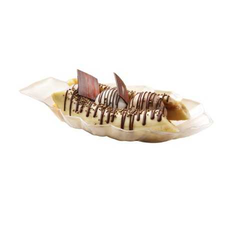 Vassoio banana split PS satinato 21x10 cm | Crovegli