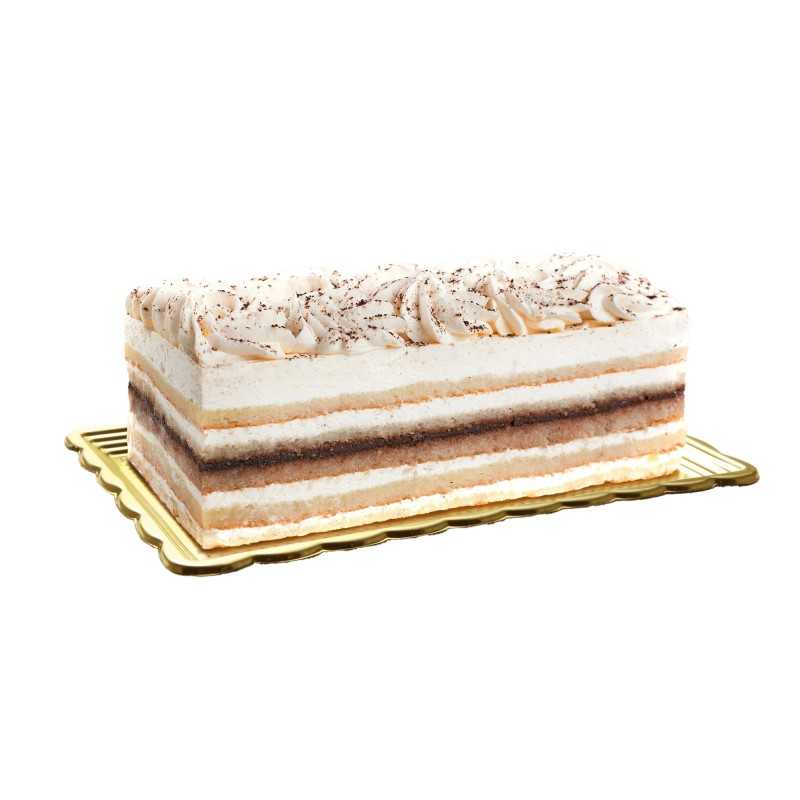 Vassoio rettangolare PS dorato 15x25 cm | Crovegli