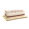 Vassoio rettangolare PS dorato 15x25 cm | Crovegli