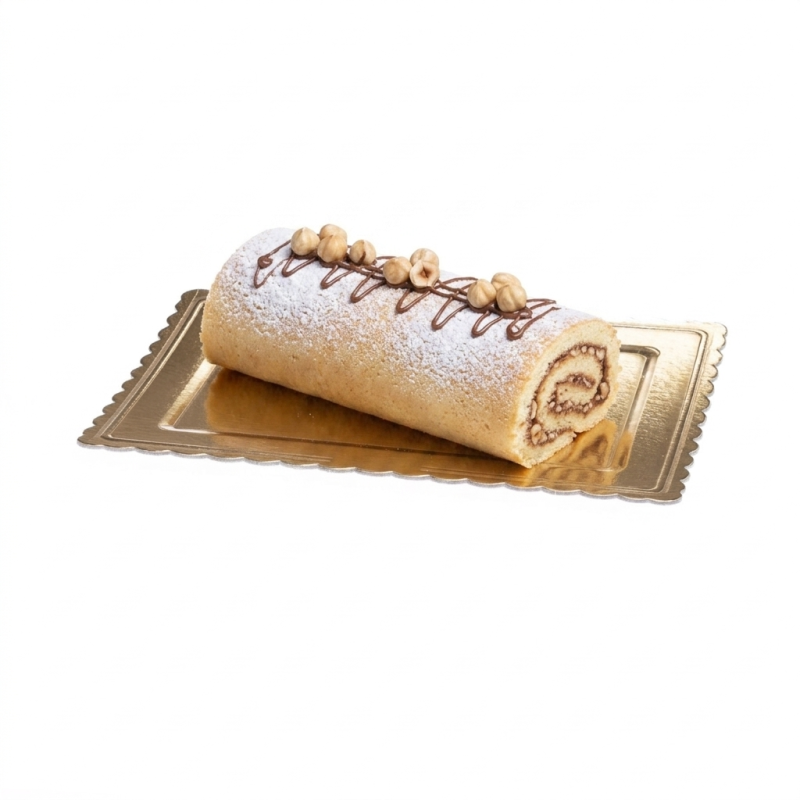 Tavoletta sottotorta dorata smerlata 39x49 cm frigo freezer pasticceria | Crovegli