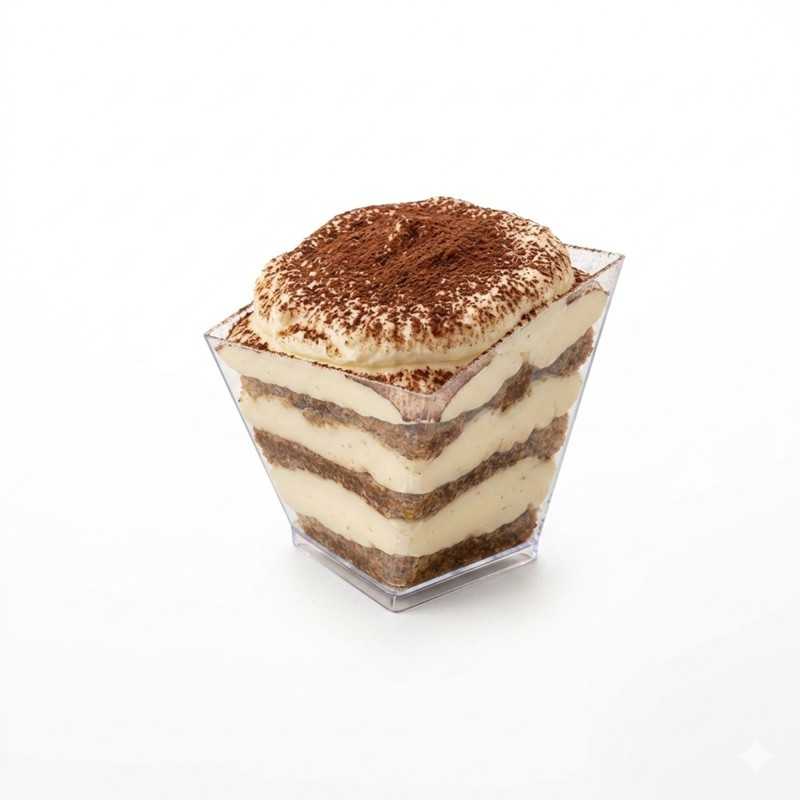Coppetta Pagoda trasparente 90cc finger food | Crovegli