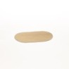 Sottobensone dorato ovale cartoncino 13x23,5 cm bensone ciambella | Crovegli