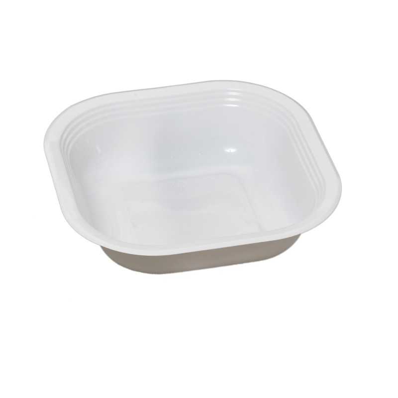 Piatto plastica quadrato P1 45  termosaldabile mensa | Crovegli