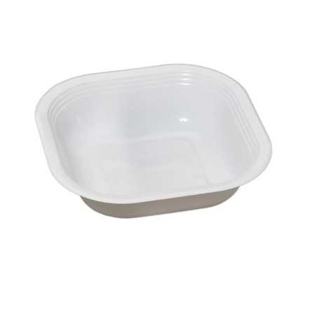 Piatto plastica quadrato P1 45  termosaldabile mensa | Crovegli