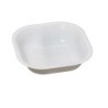 Piatto plastica quadrato P1 45  termosaldabile mensa | Crovegli