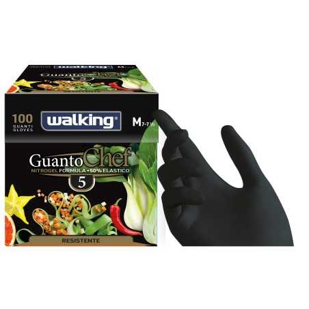 Guanto chef nitrile nero taglia L | Crovegli