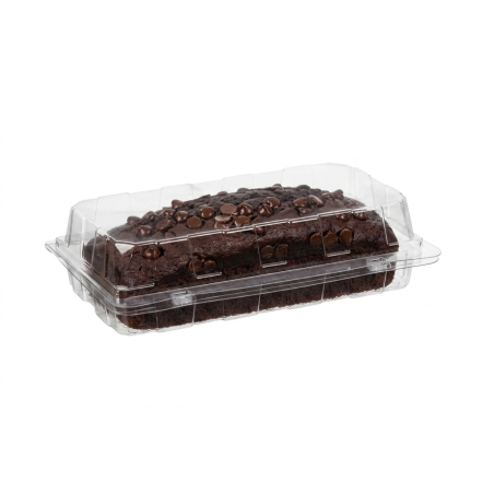 Vaschetta PET porta torta con coperchio a cerniera H 50 mm | Crovegli
