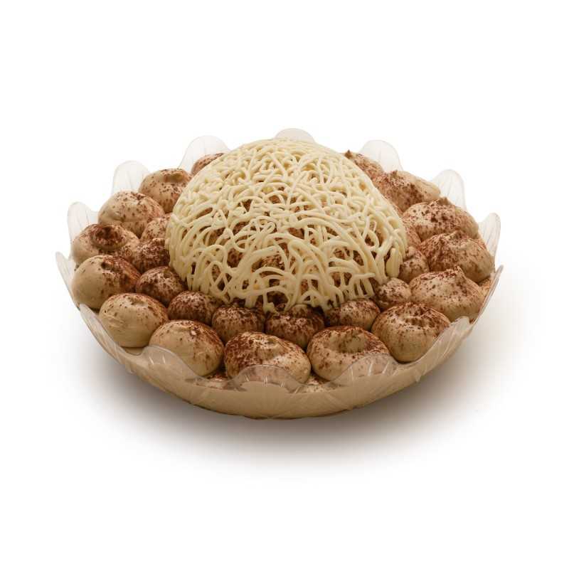 Contenitore PS bordo smerlato diametro 20 cm 300 cc | Crovegli