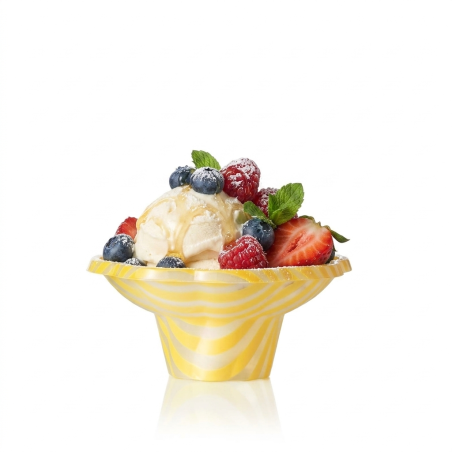 Coppetta Yo-Mix yogurt gelato soft gialla | Crovegli